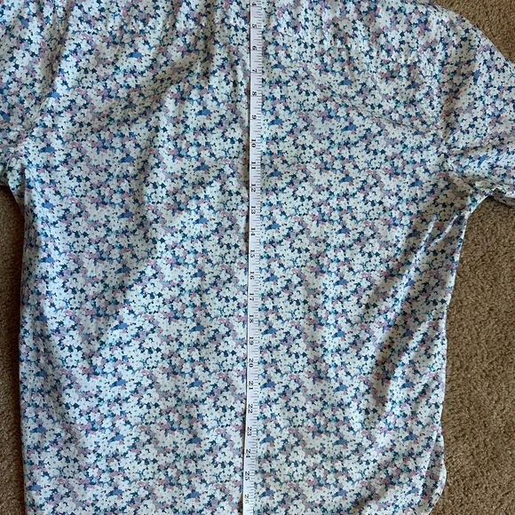 Bonobos White Casual Button Down Shirt with Floral Design - Picture 6 of 6